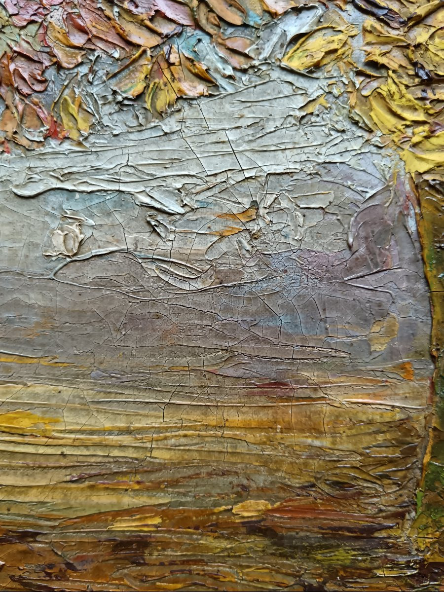 Neo-impressionist School "indian Summer"-photo-5