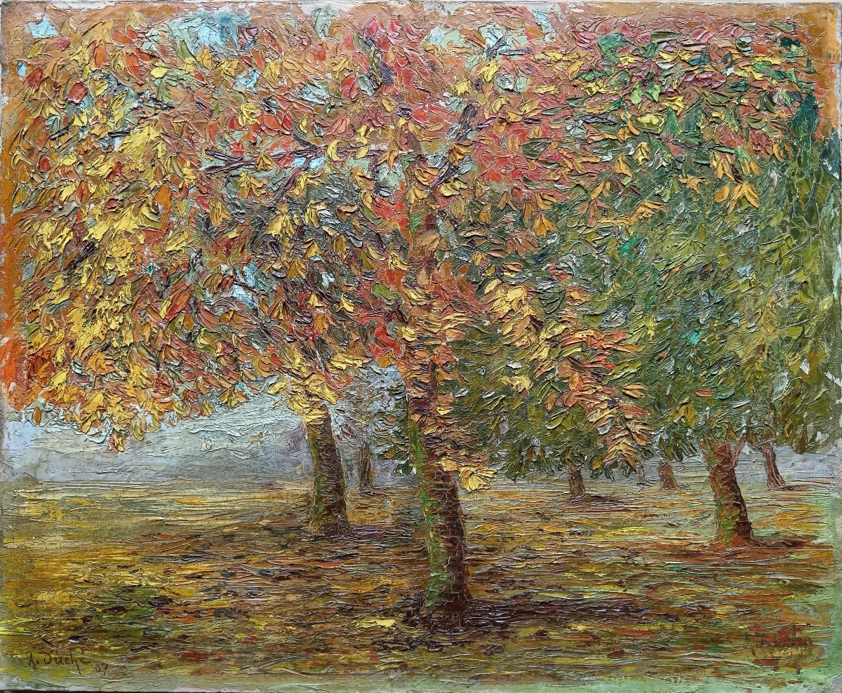 Neo-impressionist School "indian Summer"