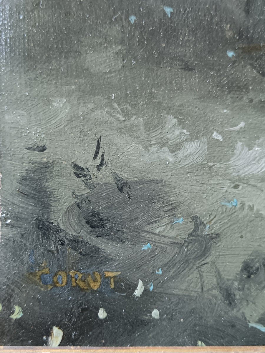 Jean-Baptiste Camille Corot "confidences au bord de l'étang à l'aube"-photo-4