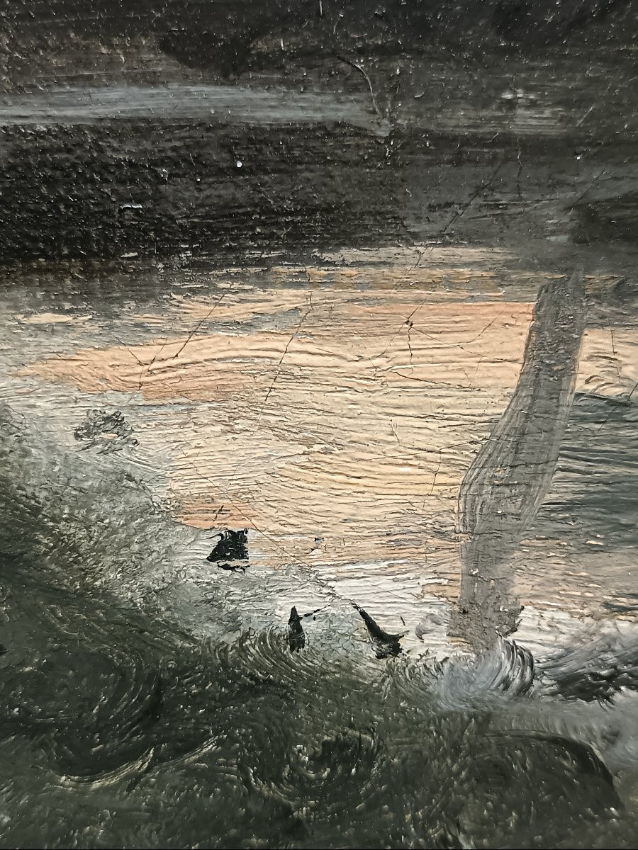 Jean-Baptiste Camille Corot "confidences au bord de l'étang à l'aube"-photo-1