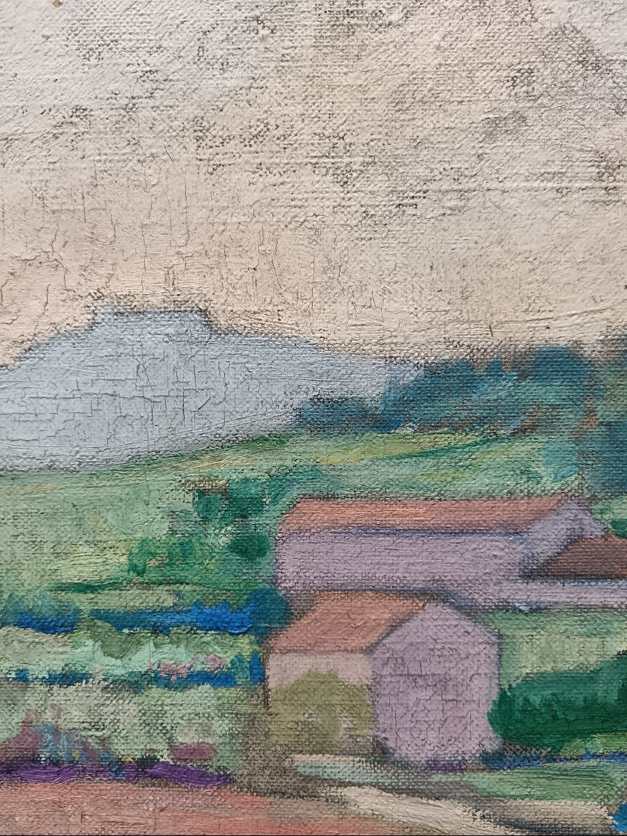 "la Montagne Sainte-victoire Vue Du Hameau"-photo-3