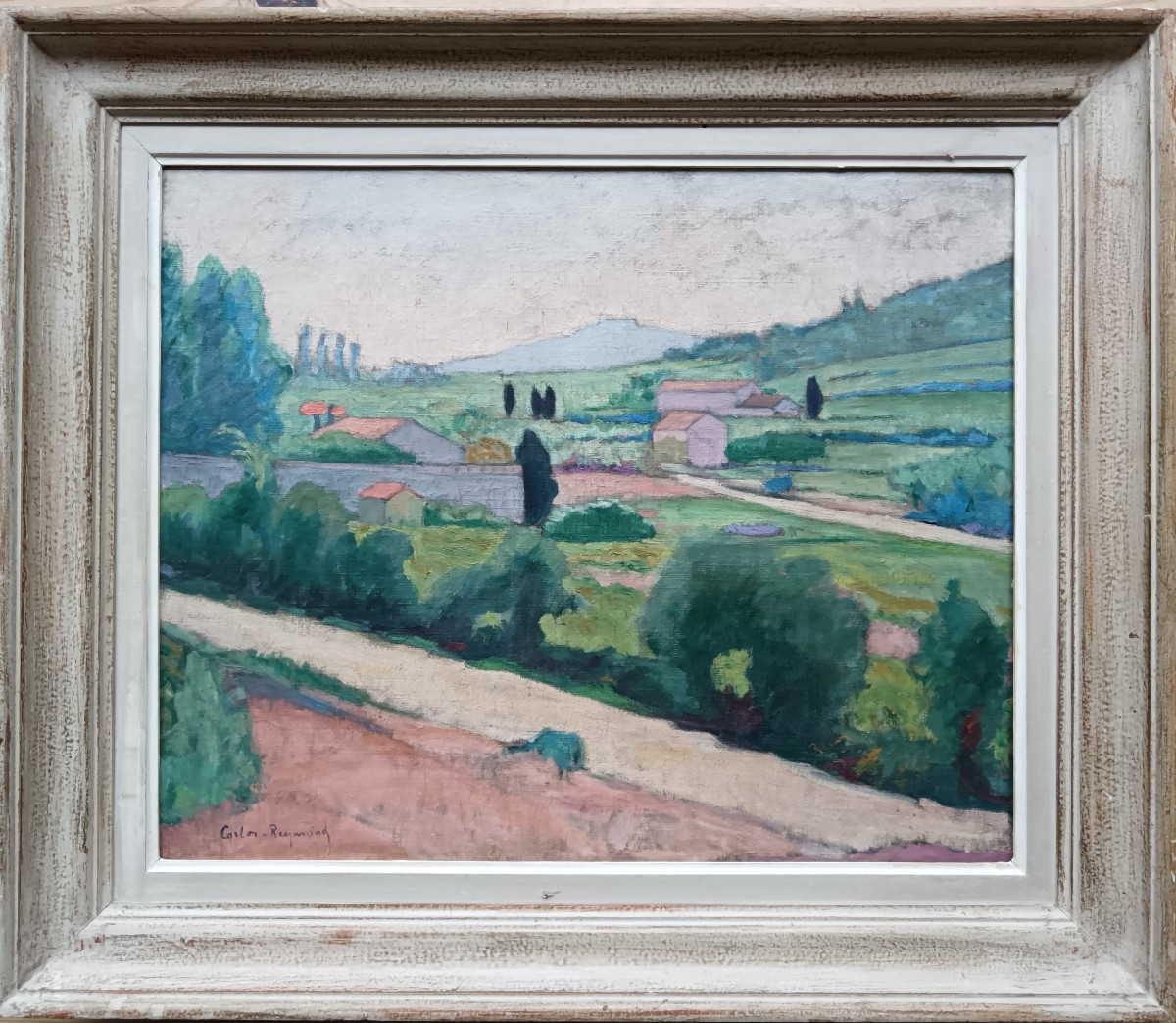 "la Montagne Sainte-victoire Vue Du Hameau"