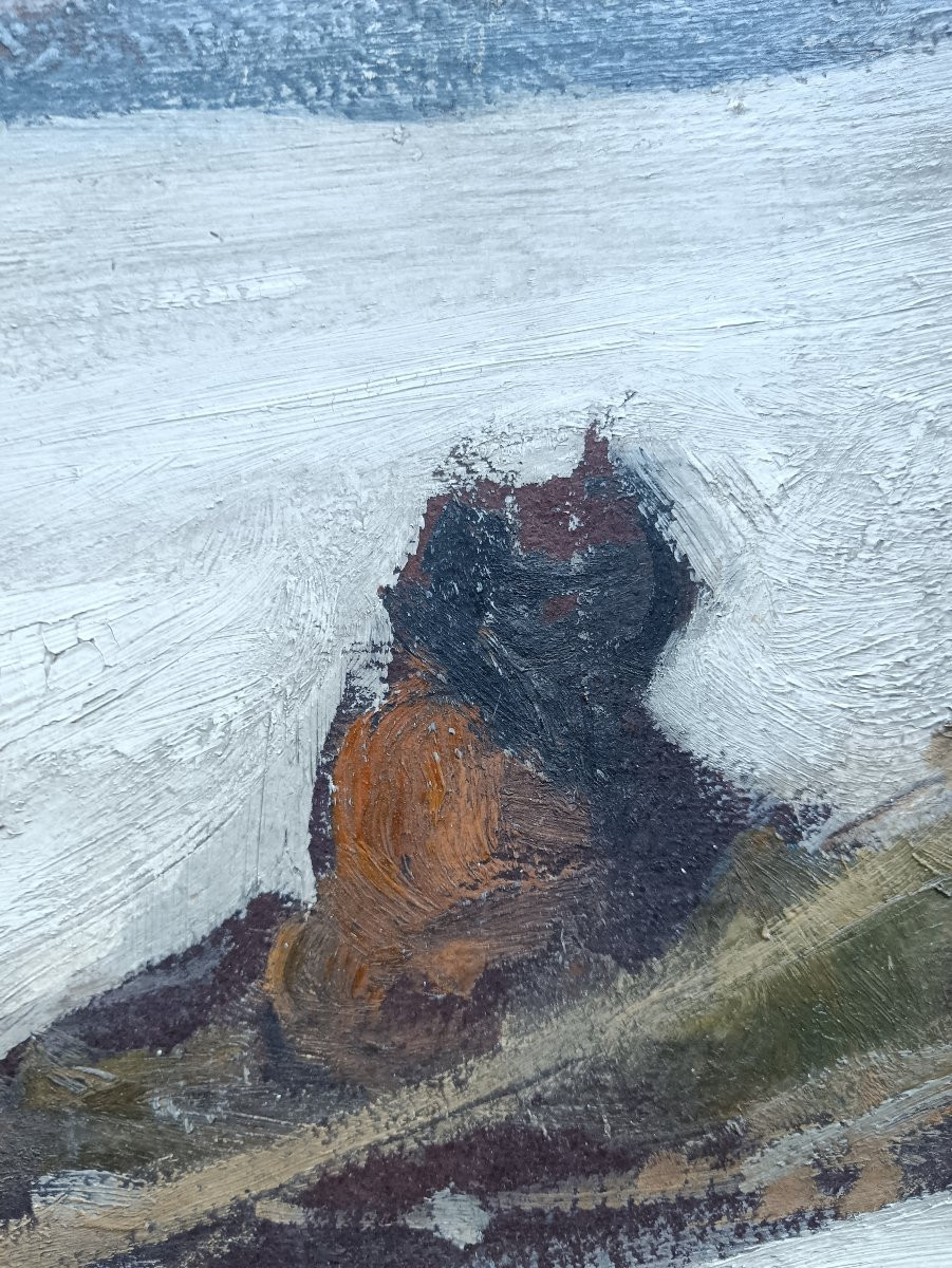 Russian School "a Frozen Peasant"-photo-2