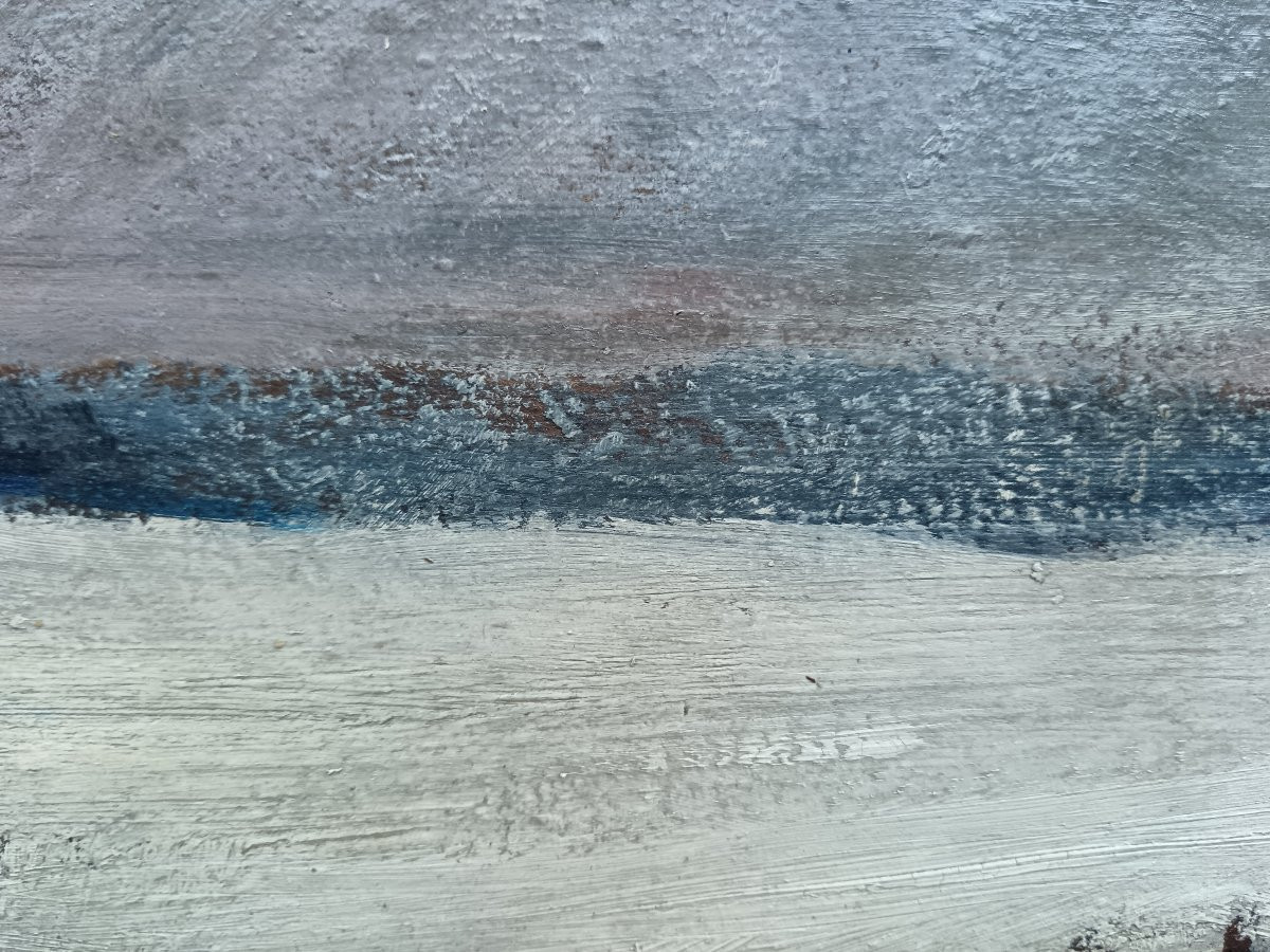 Russian School "a Frozen Peasant"-photo-1