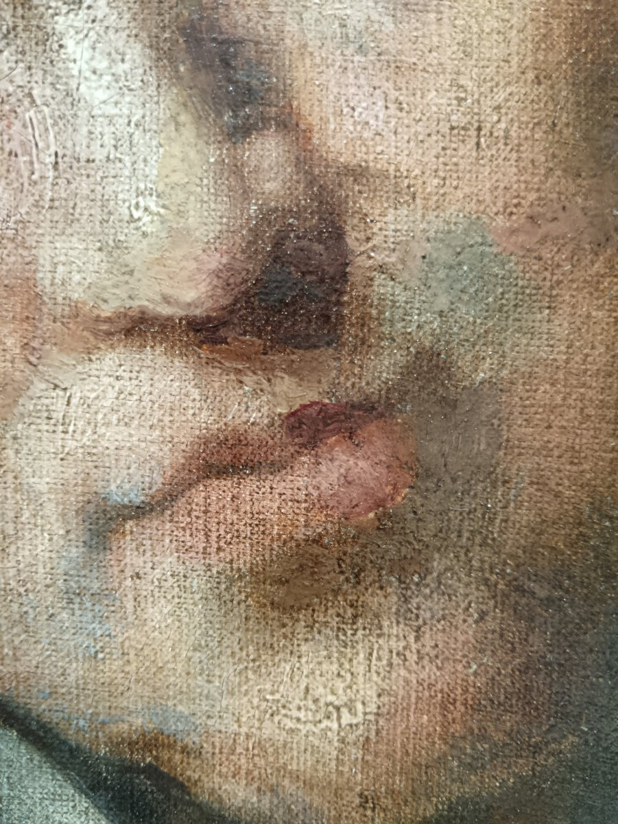 Suiveur de Rembrandt "la mère de l'artiste"-photo-6