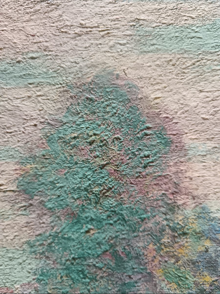 Victor Charreton attribué à "Cagnes matinée de décembre 1906"-photo-7