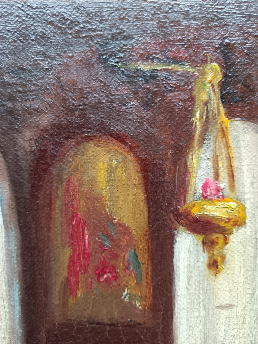 Orientalist School "interior Of An Eastern Orthodox Church"-photo-2