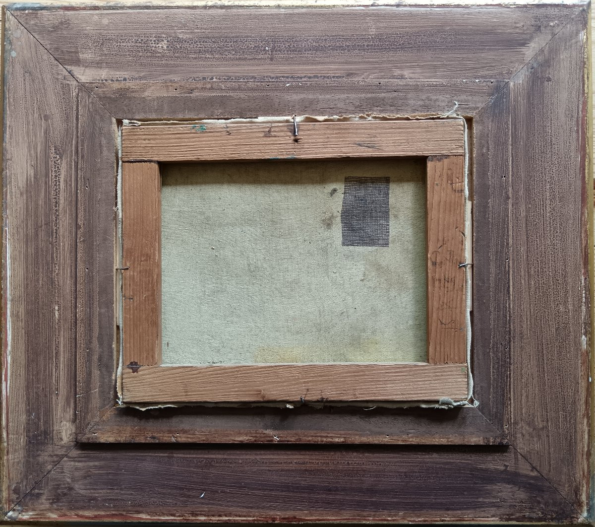 Naïve School. Maurice Blanchard "the Visit To The Mill"-photo-2