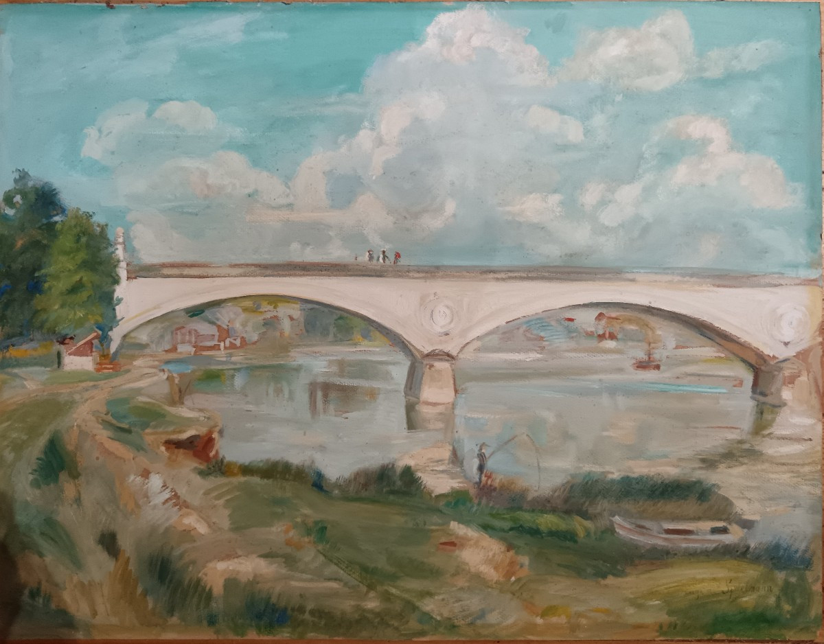 Eugénie Spielmann "paysage de France"