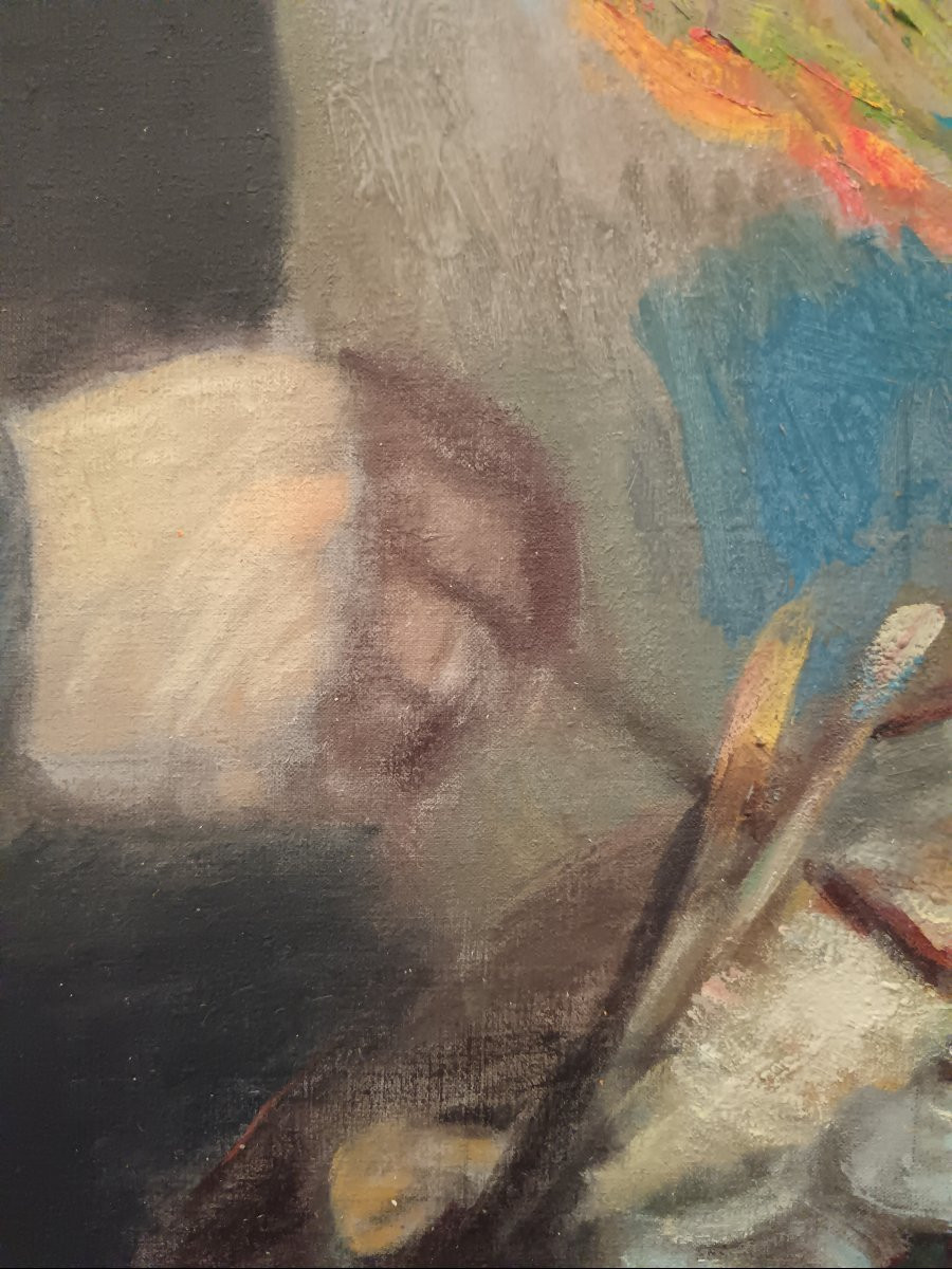 School Of Paris "the Author, His Wife And Their Fetish"-photo-2