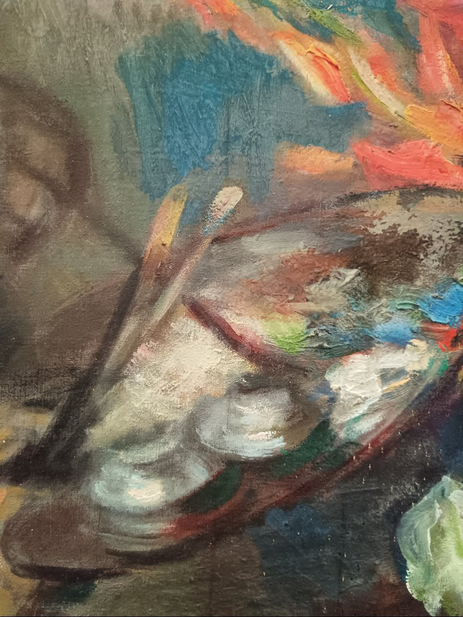 School Of Paris "the Author, His Wife And Their Fetish"-photo-3