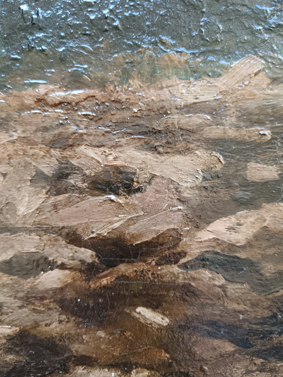 Ecole de Barbizon "le petit bosquet entre ciel et terre"-photo-8