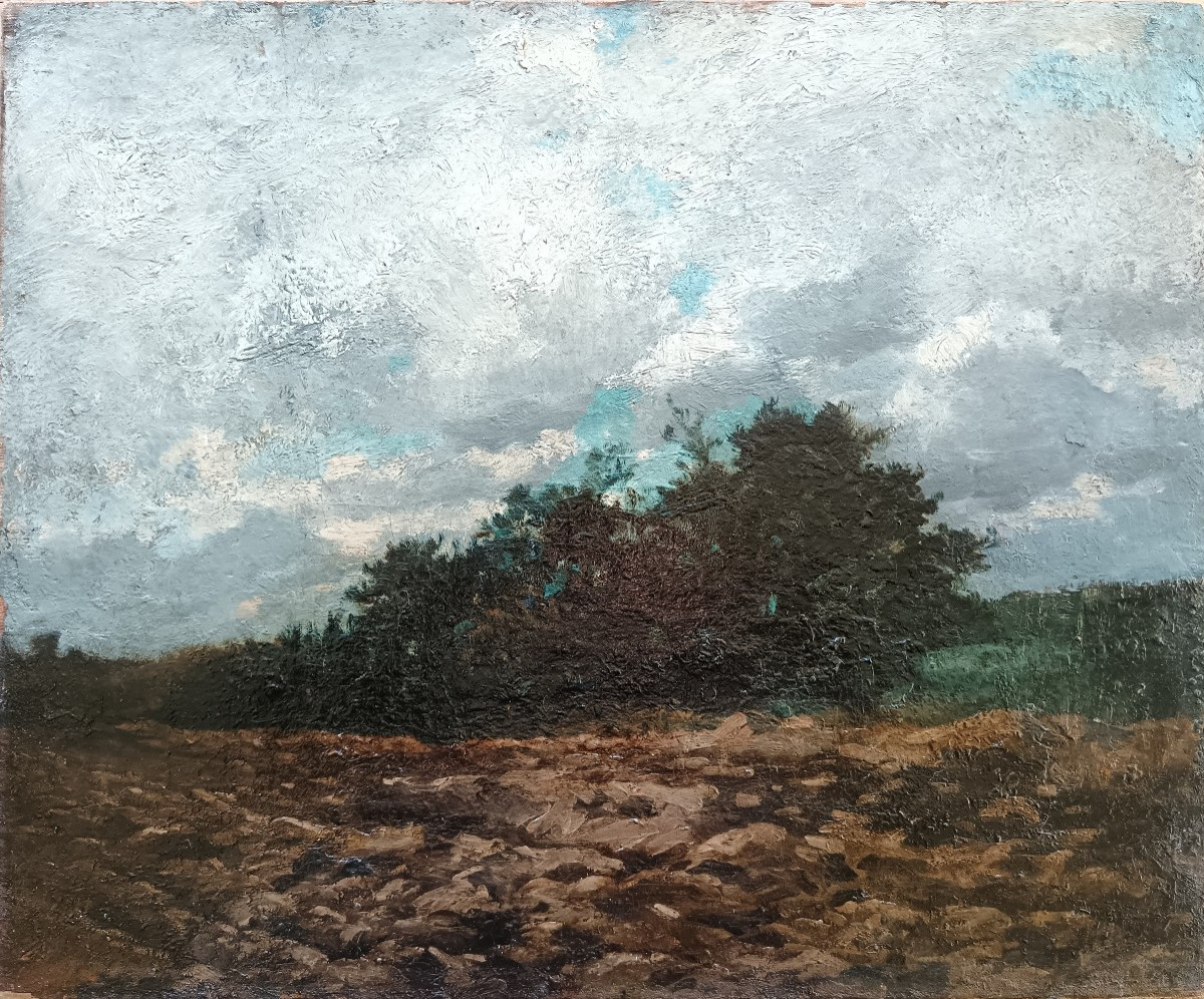 Ecole de Barbizon "le petit bosquet entre ciel et terre"