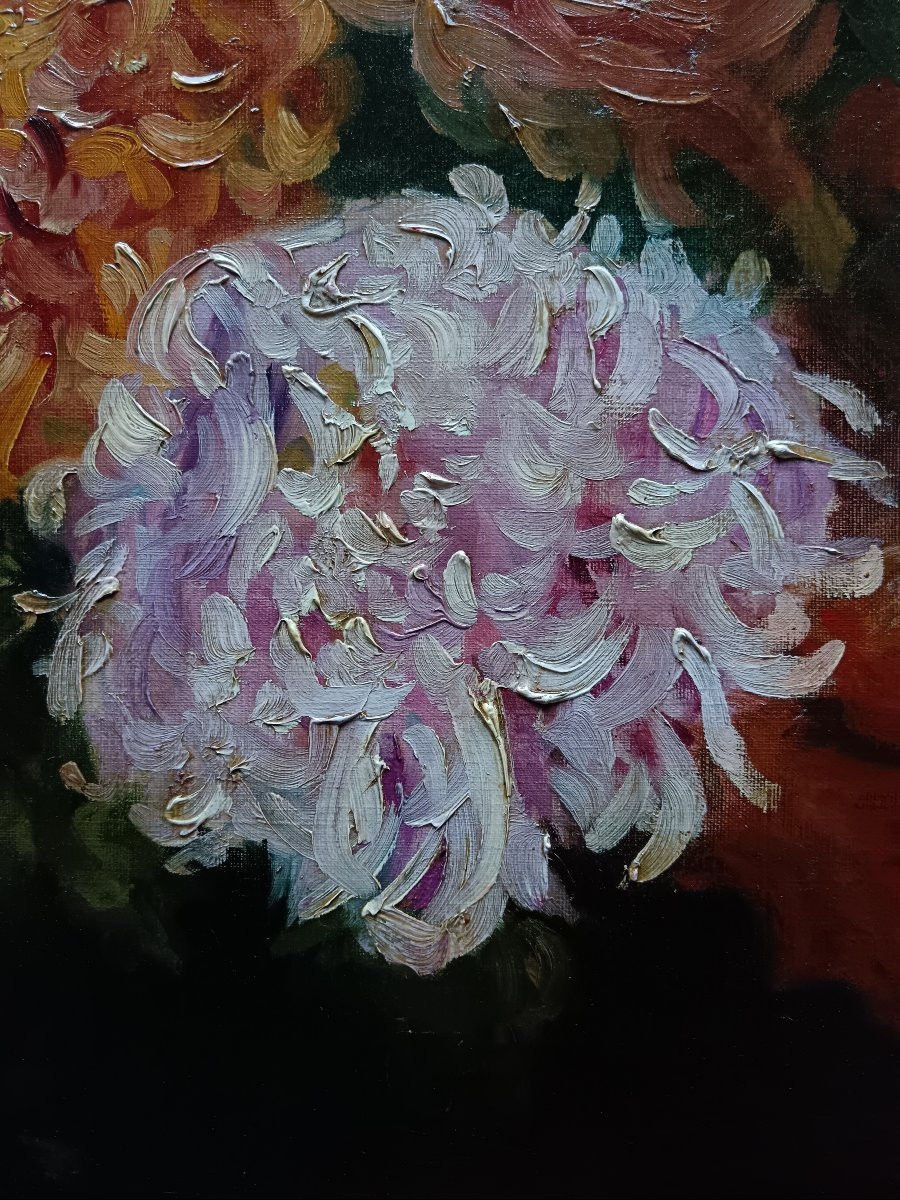 Anne-Marie Massé "chrysanthèmes"-photo-4