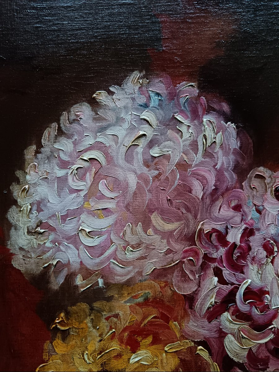 Anne-Marie Massé "chrysanthèmes"-photo-3