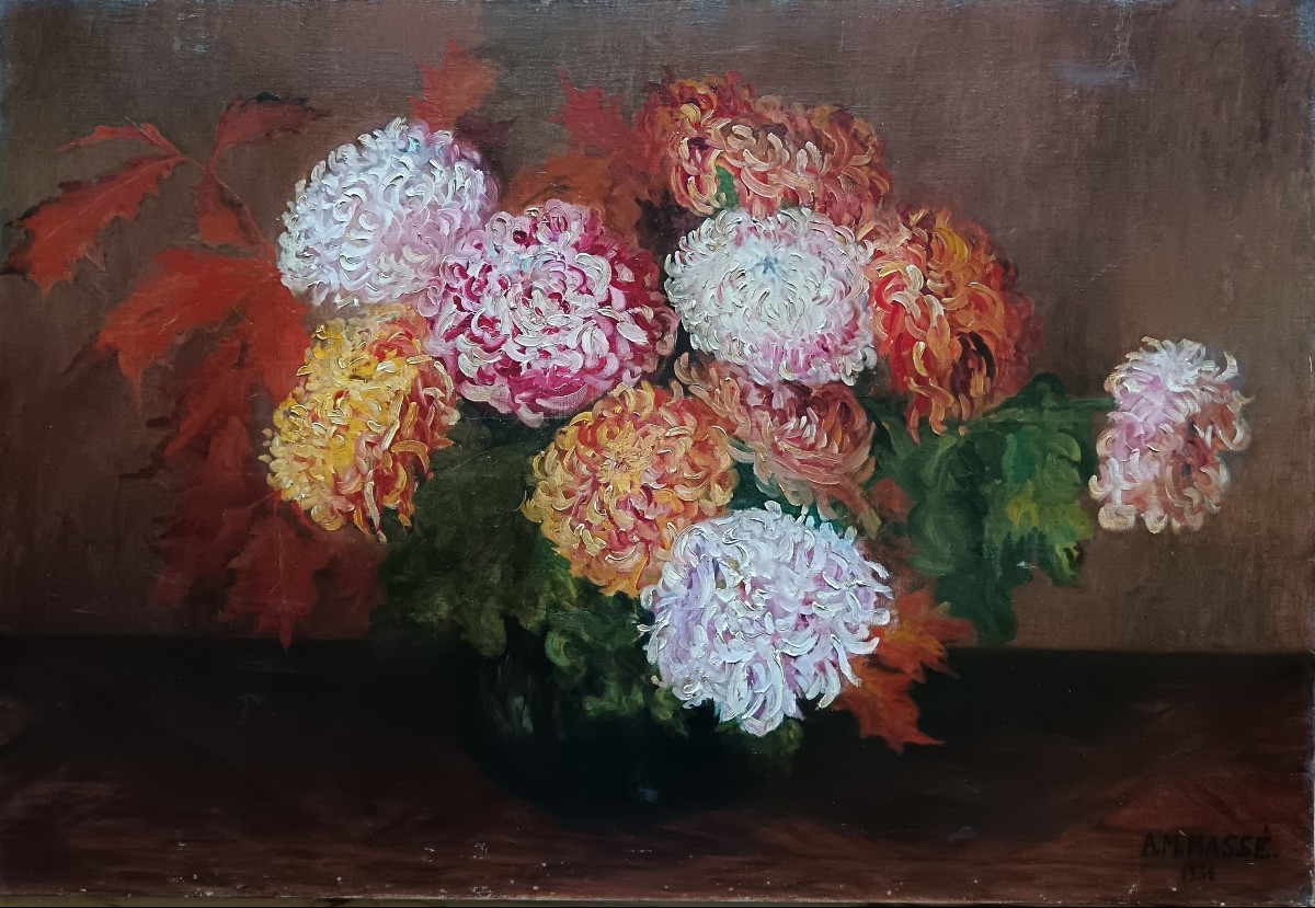 Anne-Marie Massé "chrysanthèmes"