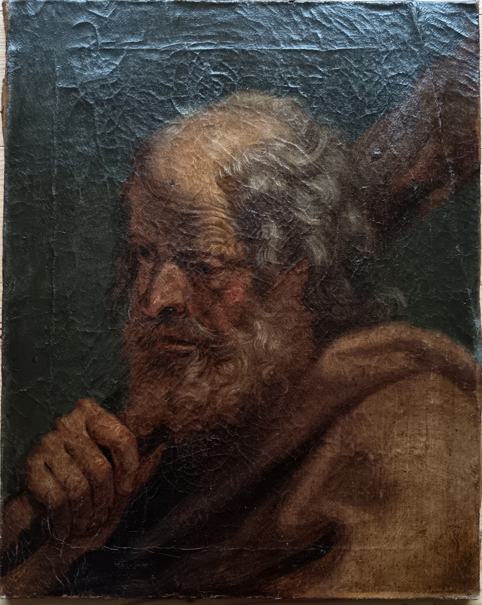 Guido Reni entourage de "Saint Jude et l'instrument de son martyre"