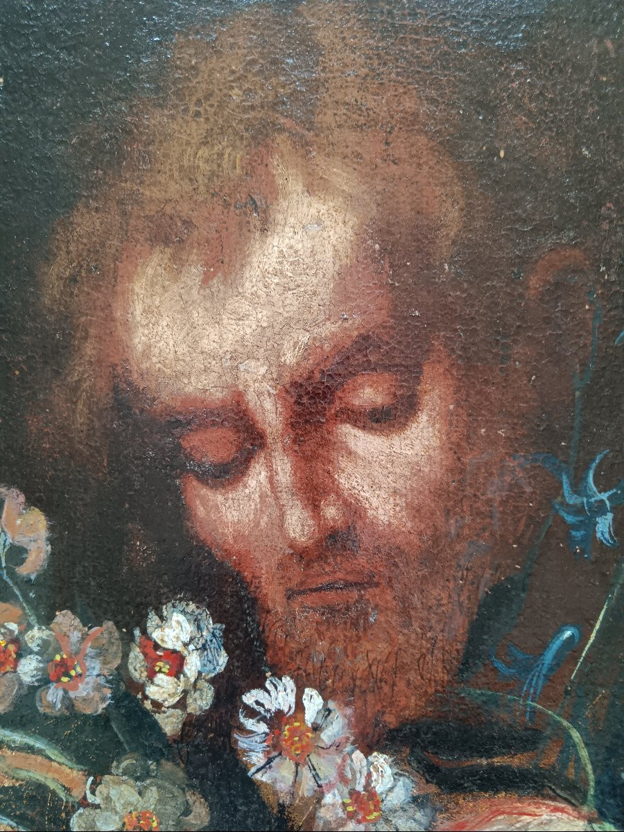 Follower Of Juan De Arellano "saint Florist"-photo-2