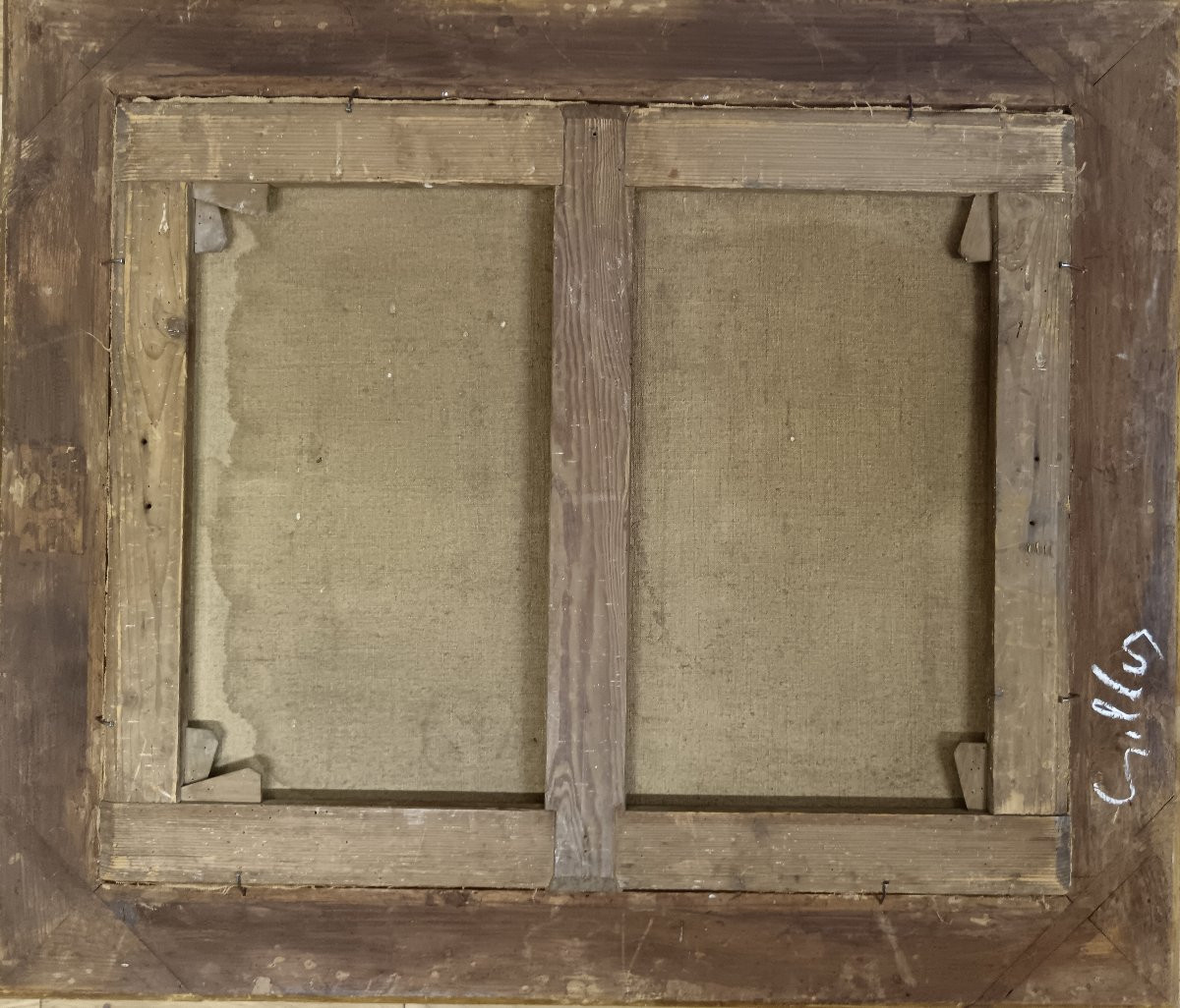 Alfred de Dreux attribué à "majestueux chevaux s'ébrouant au pré"-photo-1