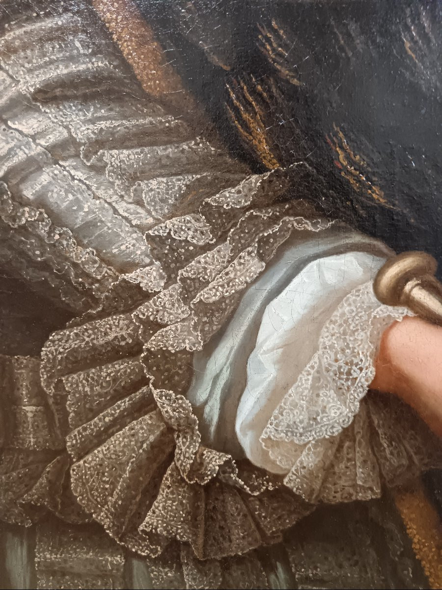 Alexis Simon Belle Attributed To "portrait Of A High-ranking Officer Of The Order Of The Holy Spirit".-photo-5