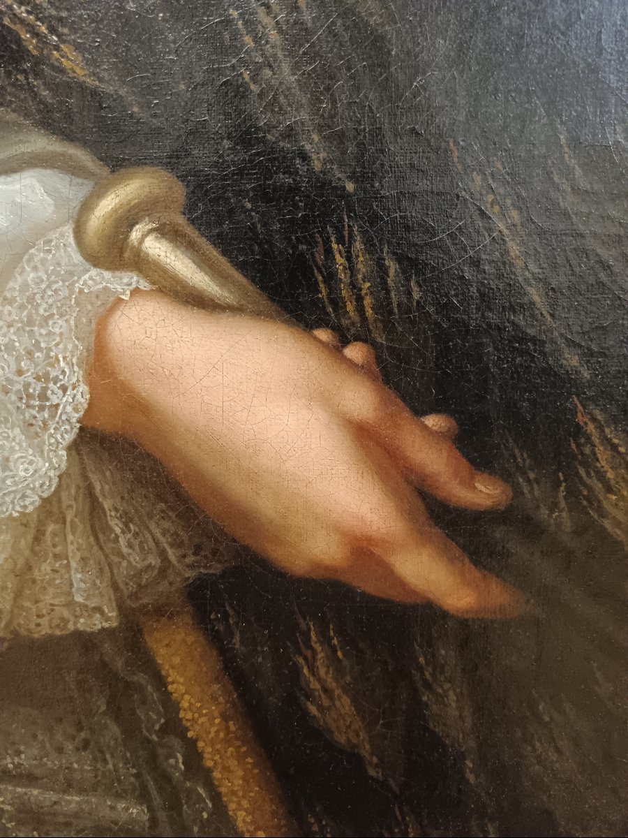 Alexis Simon Belle Attributed To "portrait Of A High-ranking Officer Of The Order Of The Holy Spirit".-photo-6