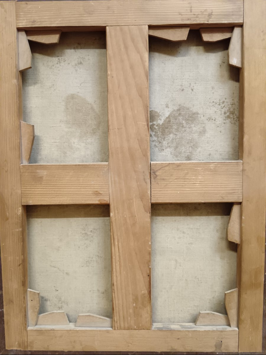 Ecole vénitienne du XVIIIème siècle "Belle de profil"-photo-1