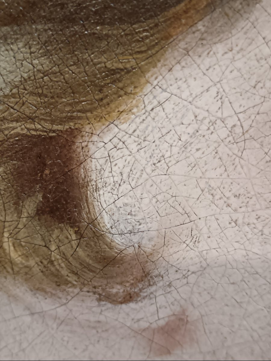 Ecole vénitienne du XVIIIème siècle "Belle de profil"-photo-5