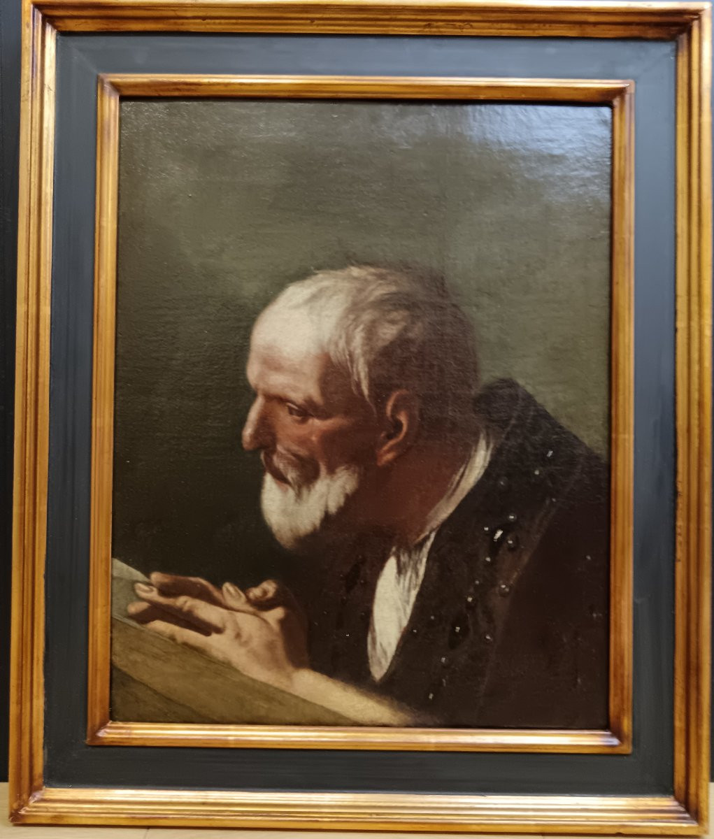 Giovanni Battista Piazzetta entourage de  "saint Philippe Neri en prière"-photo-3