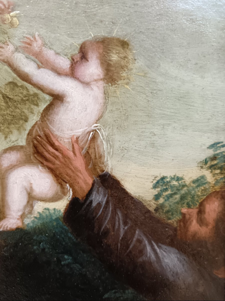 Pierre Brebiette attribué à "le repos pendant la fuite en Egypte"-photo-3