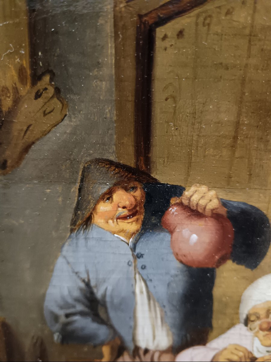 Anthonie Victoryns Attributed To "old Woman Delousing A Poor Wretch" -photo-5