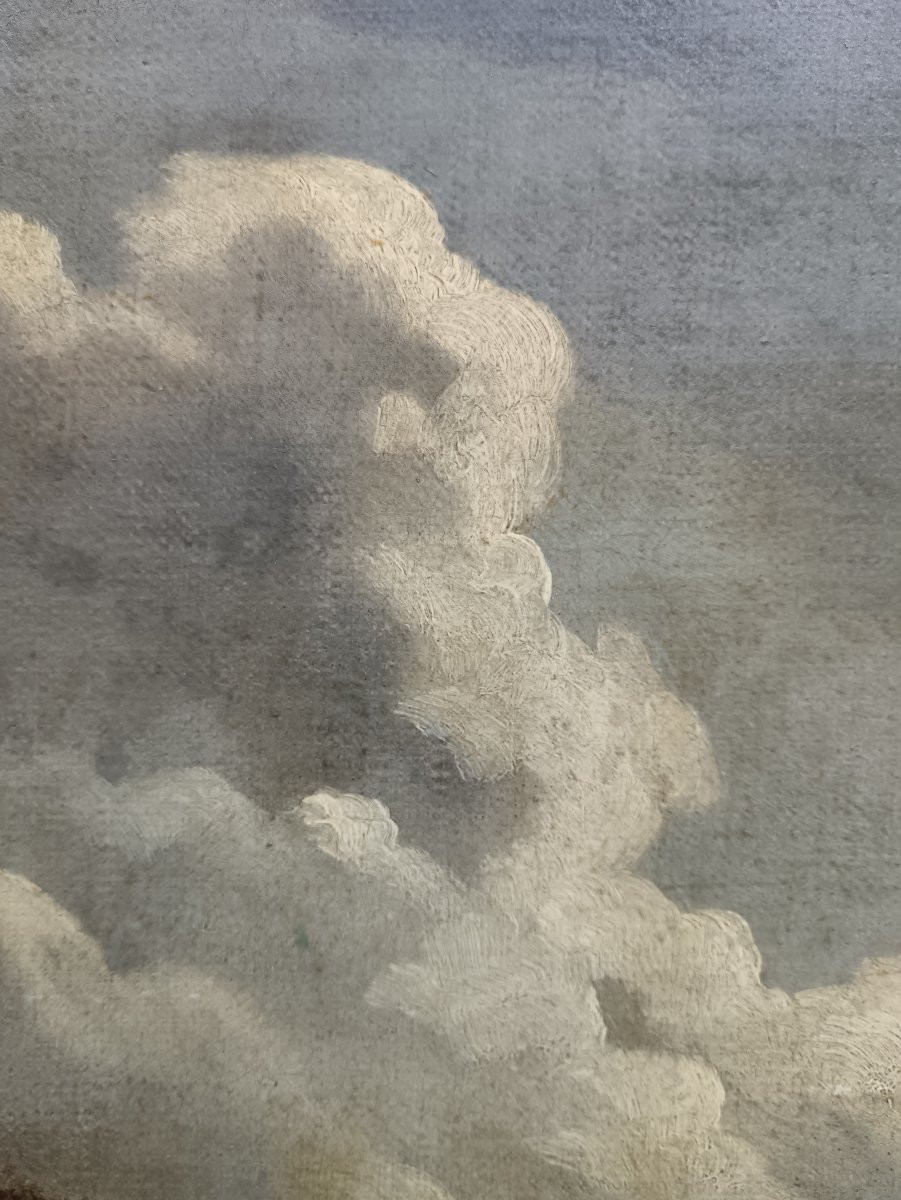 Suiveur d'Orazio Grevenbroeck "le partage de la pêche au clair de lune"-photo-3