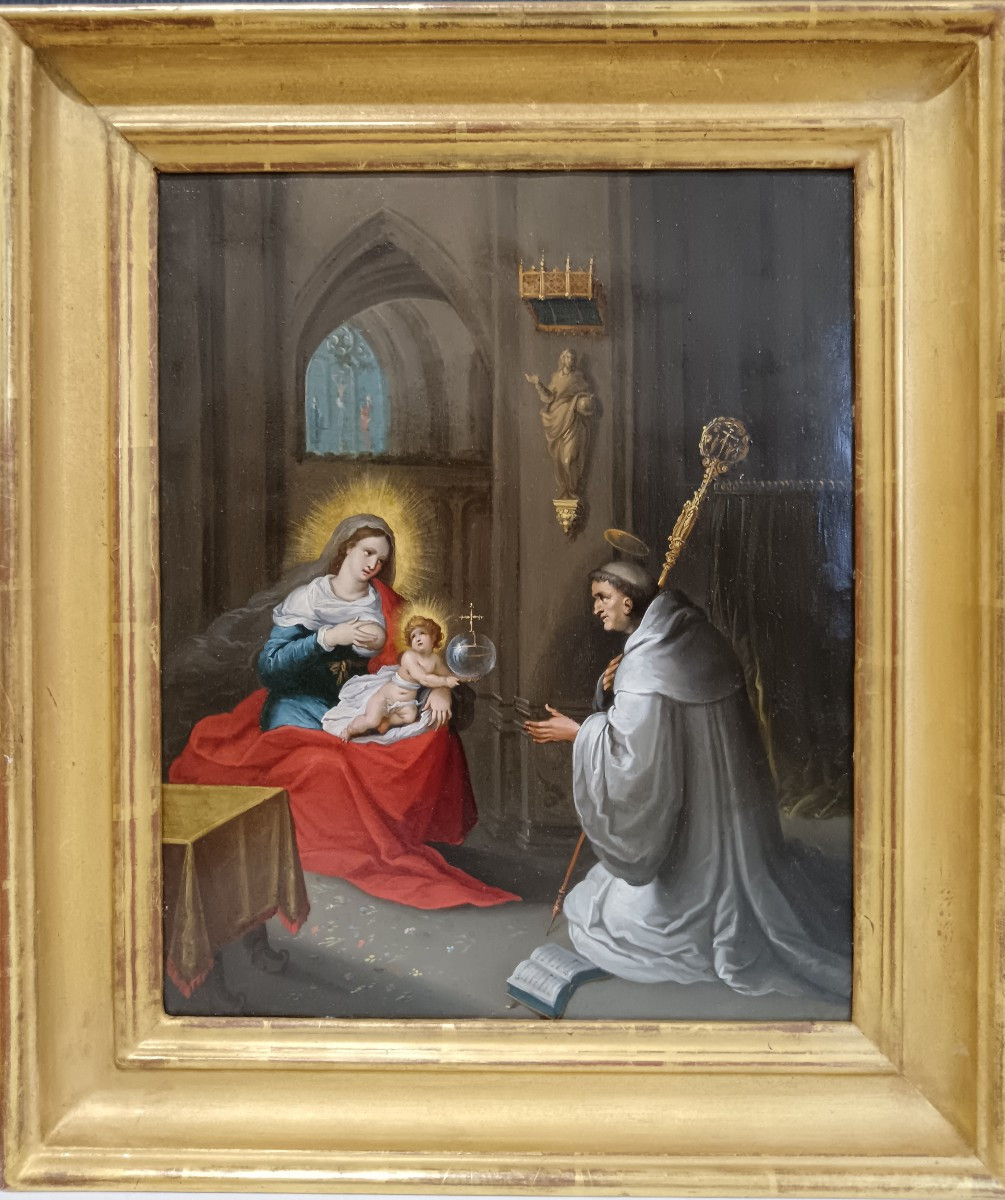 Frans Francken I attribué à "la Lactation de Saint Bernard"