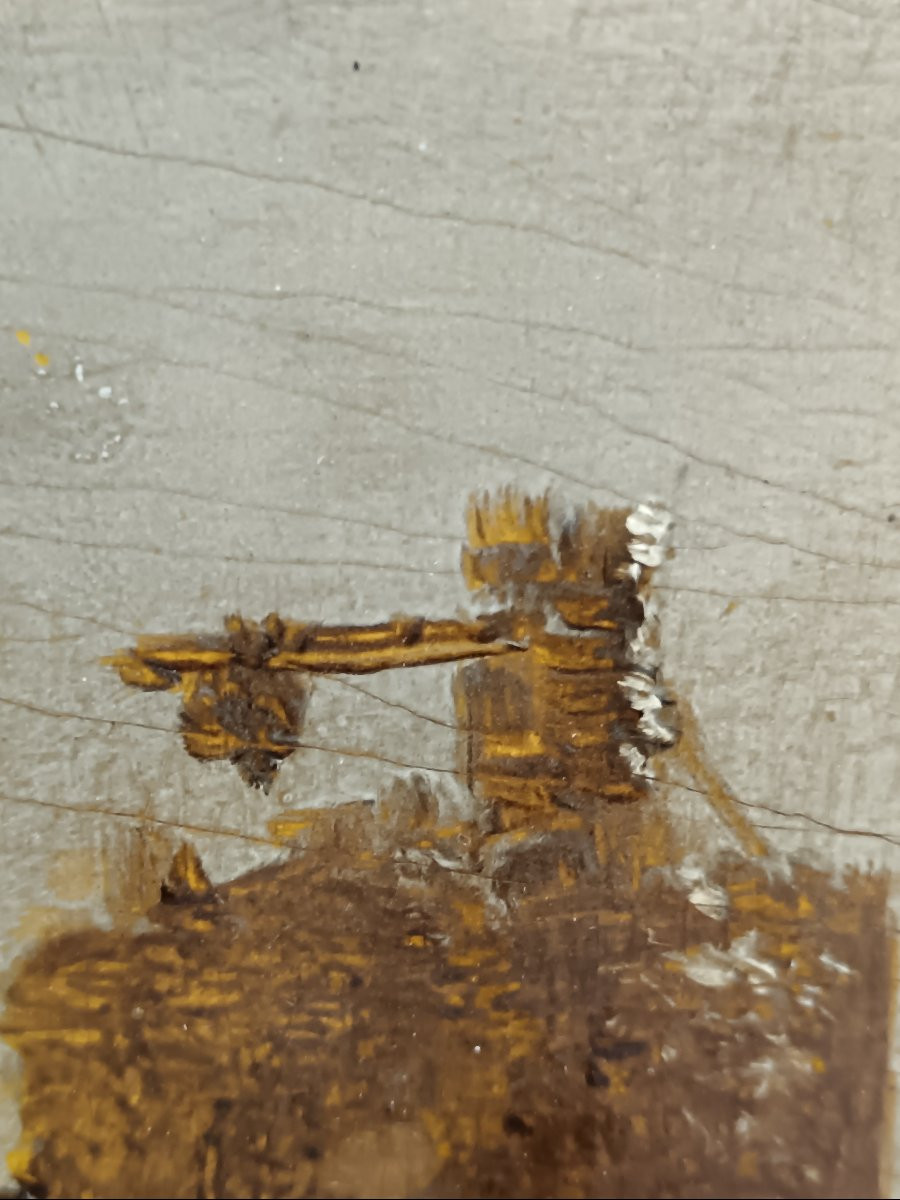 Dutch School Of The Late 18th Century "rough Weather On The Coast"-photo-5