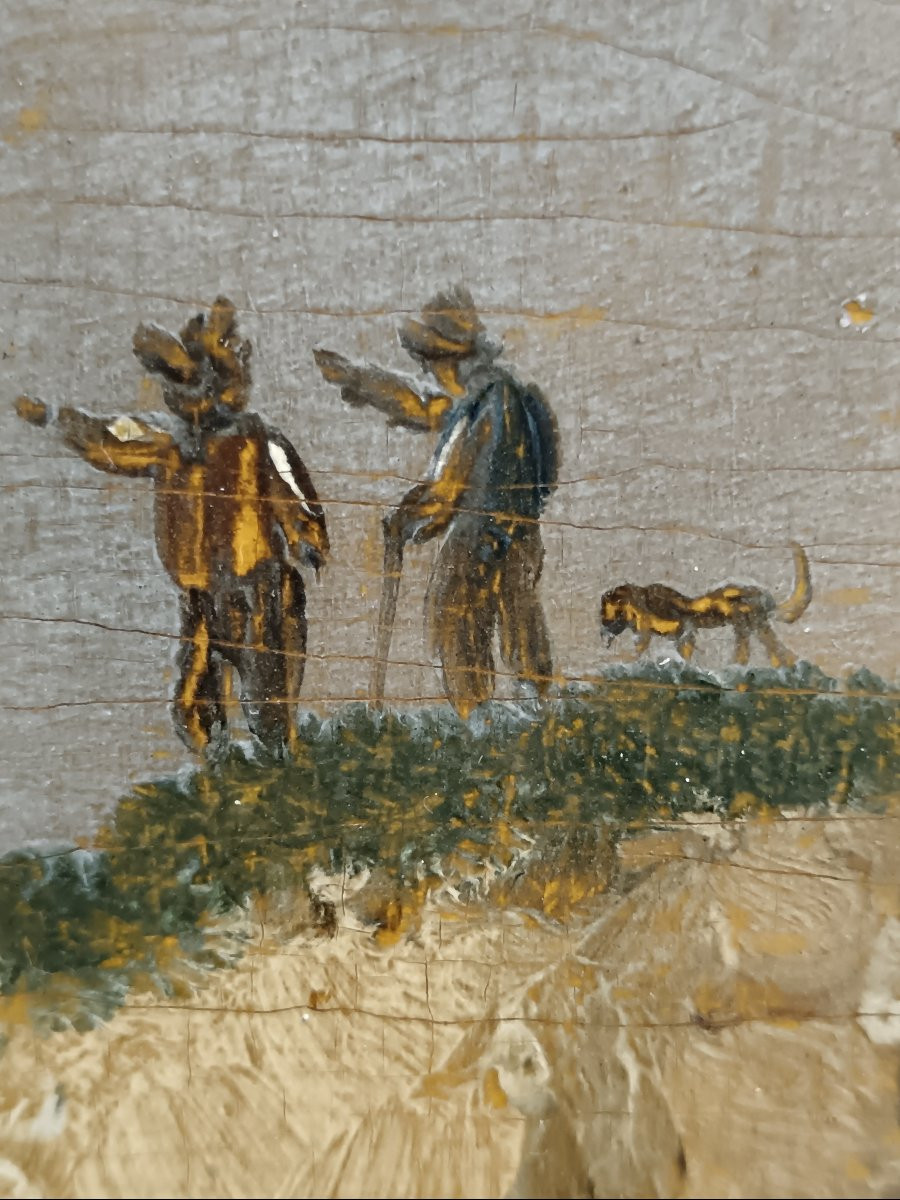 Dutch School Of The Late 18th Century "rough Weather On The Coast"-photo-7