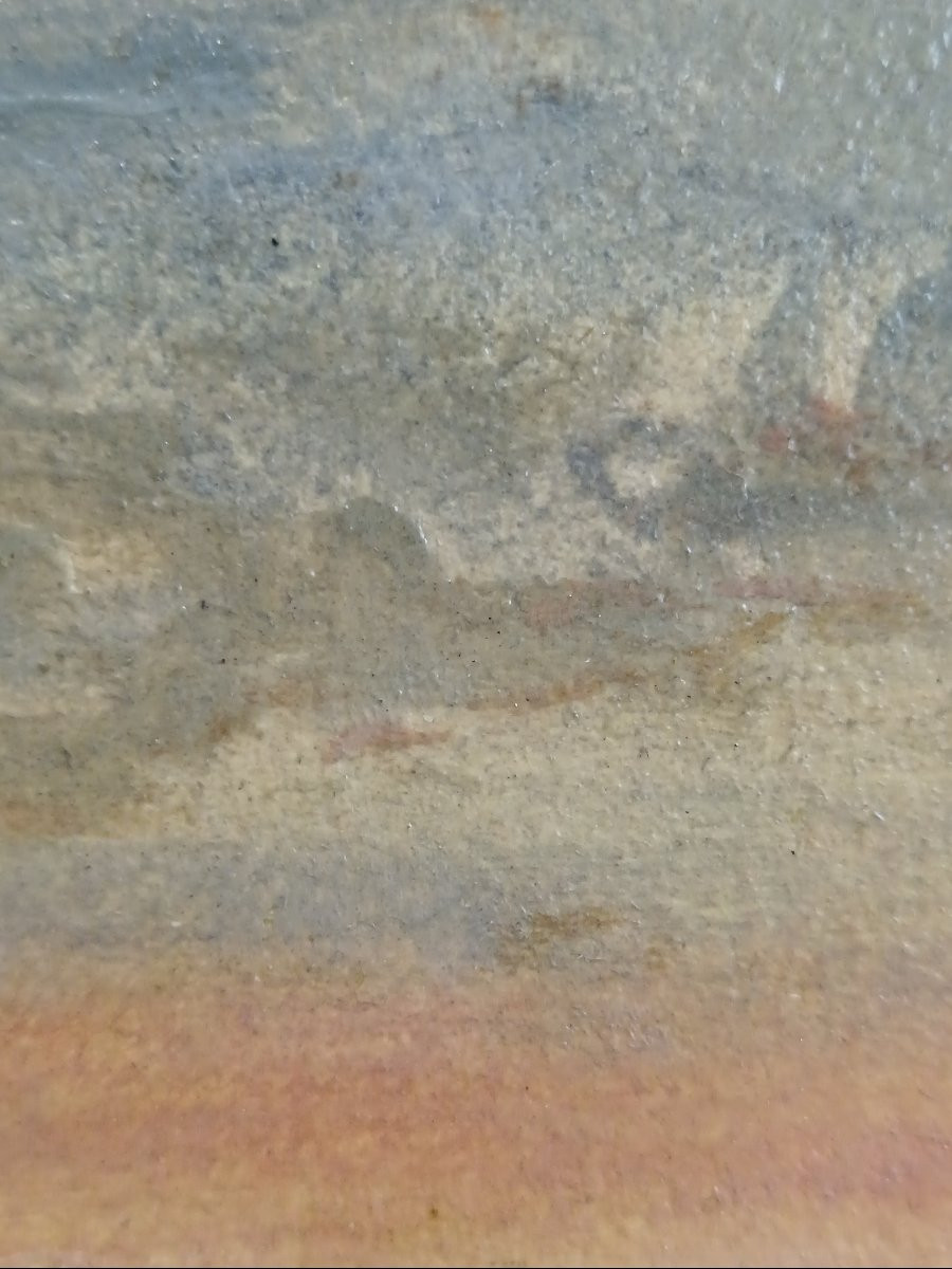 Charles François Daubigny "le hameau au bord de la rivière"-photo-5