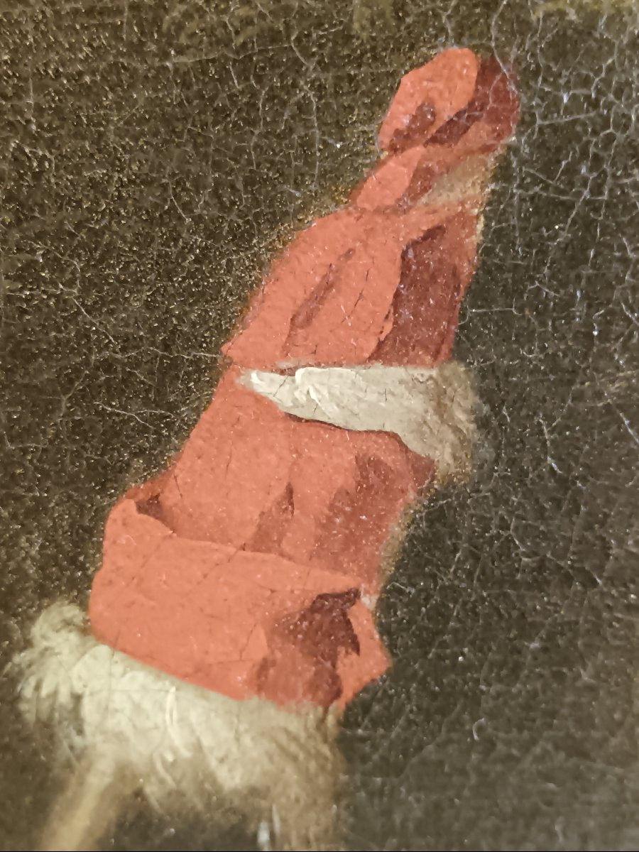 Antoine Watteau suiveur de "Belle, la fileuse au livre"-photo-5