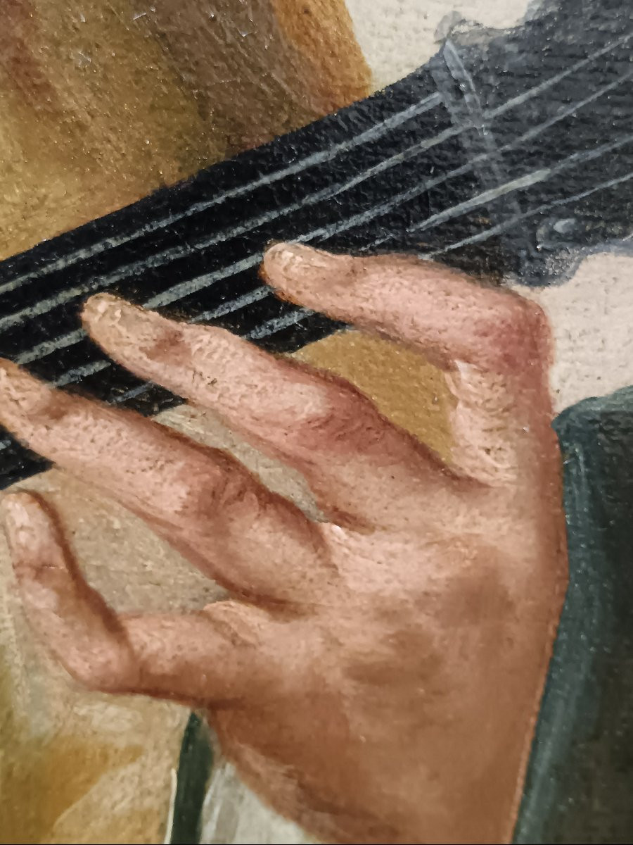 Antoine Watteau, Follower Of "serenade Of Mezzetin"-photo-5