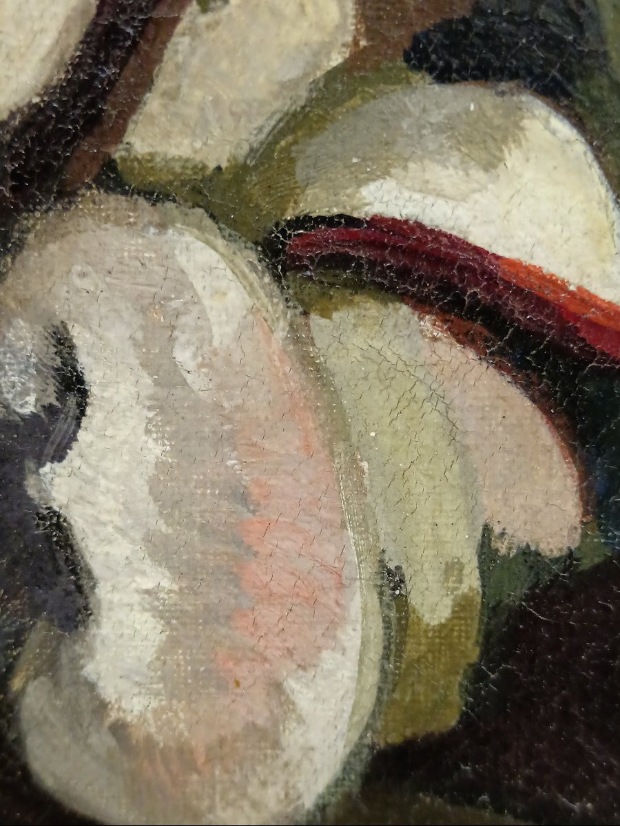Catalan Painter. Rafael Durancamps "the Doll On The Artist's Table"-photo-3