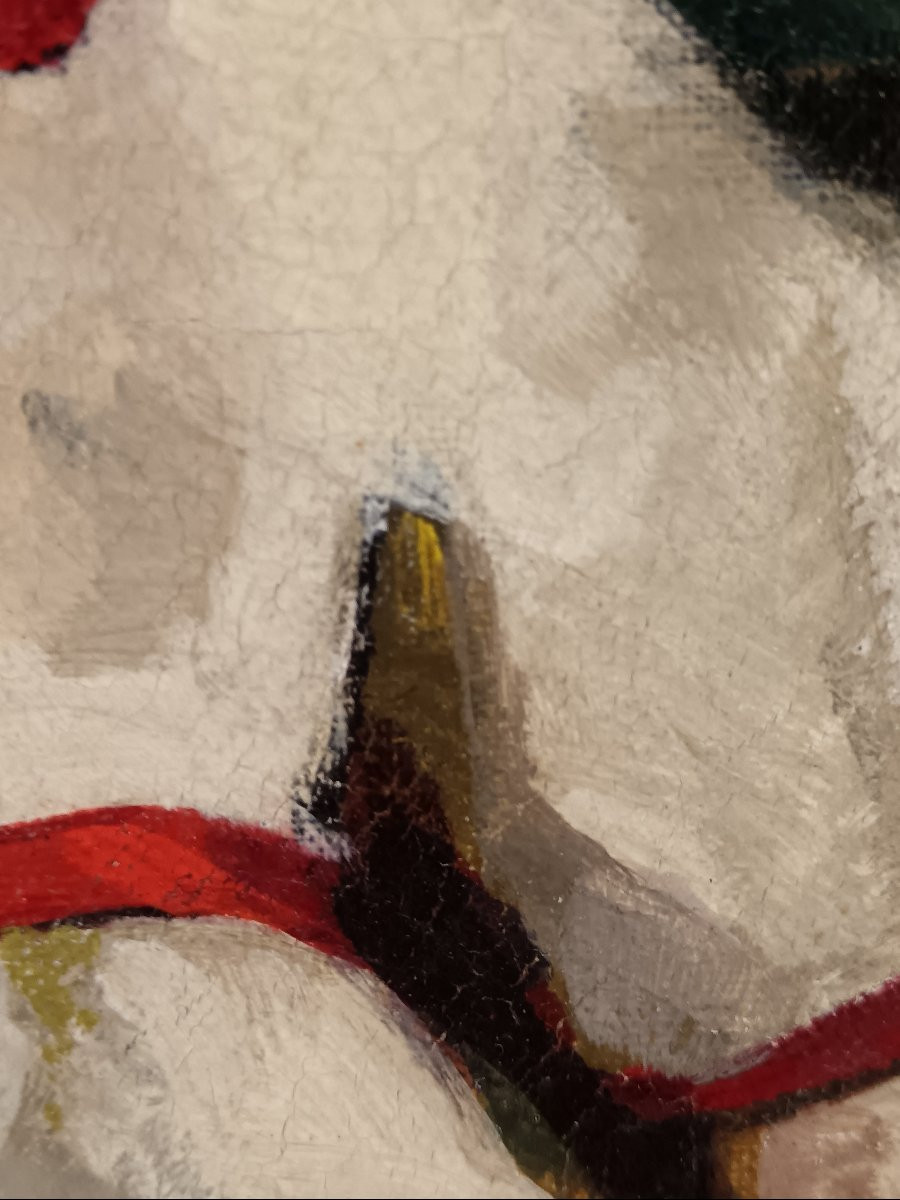Catalan Painter. Rafael Durancamps "the Doll On The Artist's Table"-photo-5