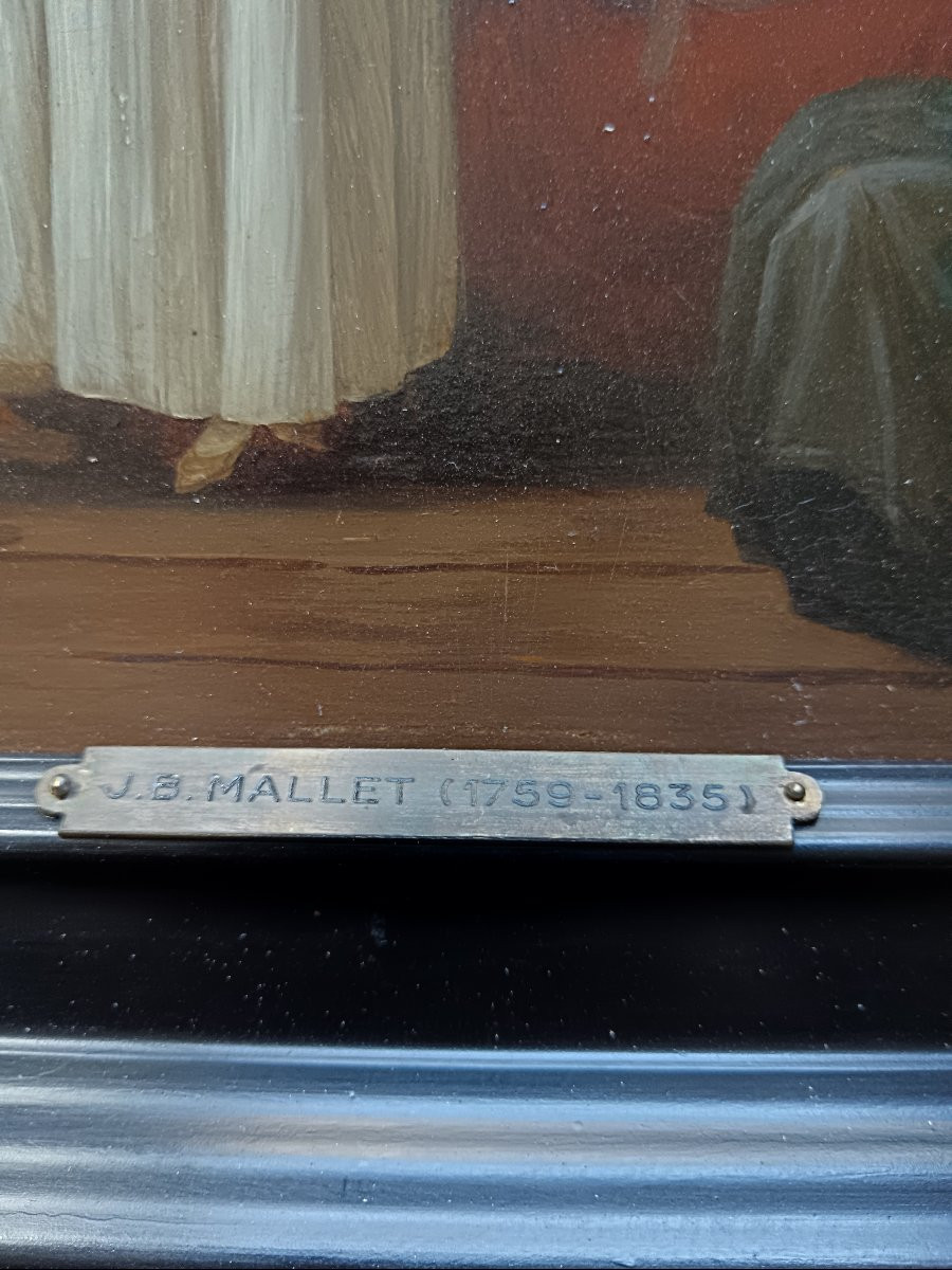 Jean-baptiste Mallet Attributed To "the Wait"-photo-3