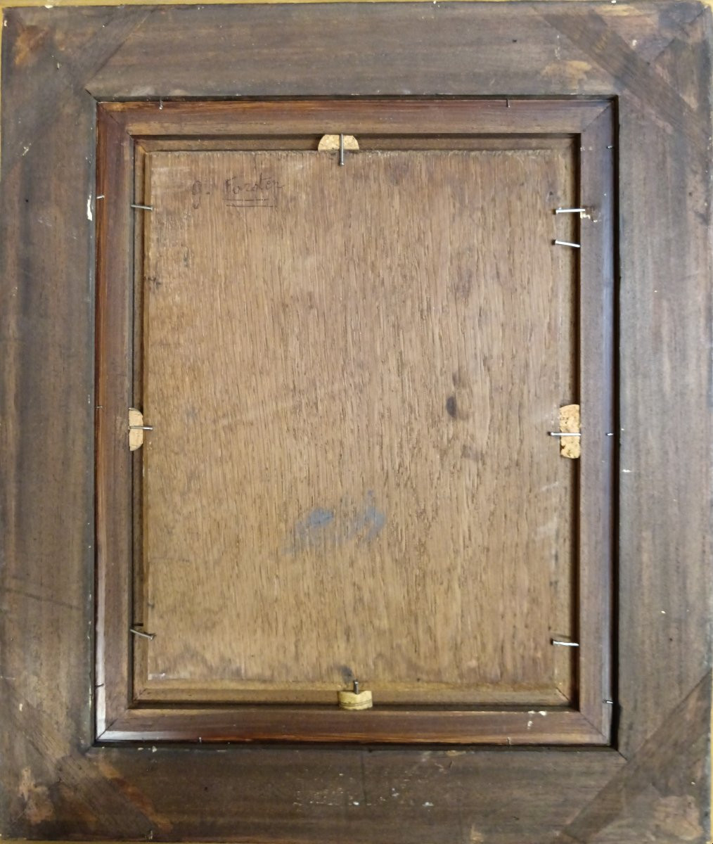 Ecole américaine. George E. Forster "le festin de la guêpe"-photo-2