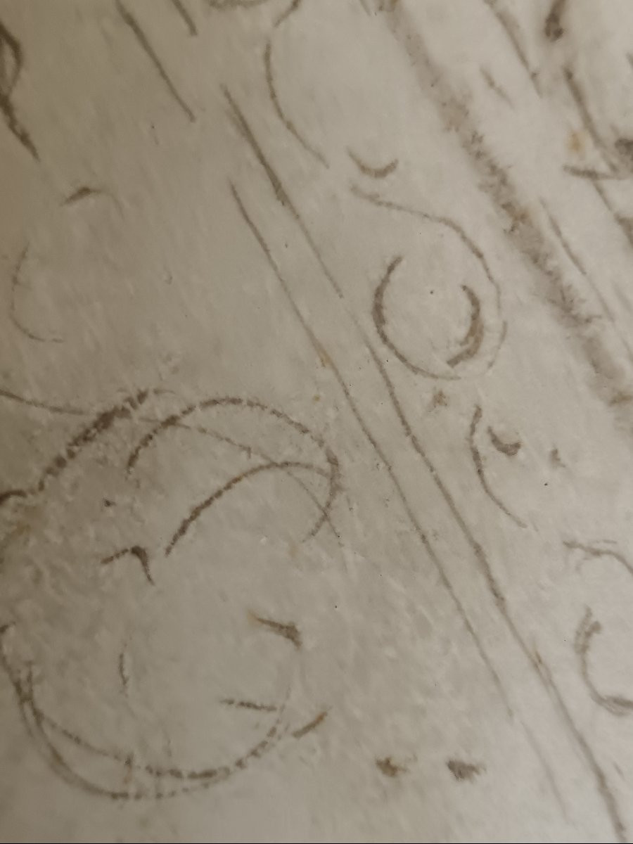 Projet de décoration d'une coupole "Etude pour deux évangélistes : Saint Jean et Saint Luc"-photo-3