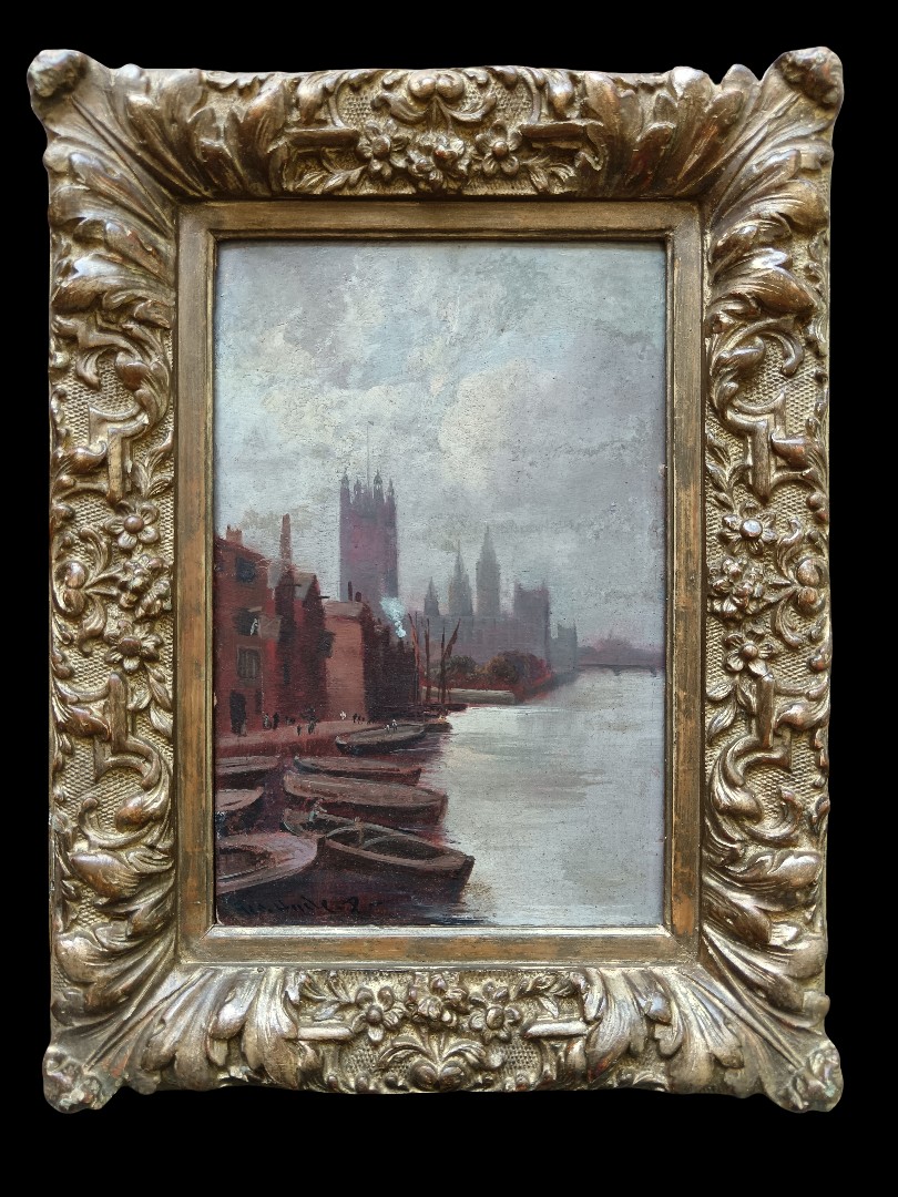 George Hyde Pownall "westminster From Lambeth Bridge"