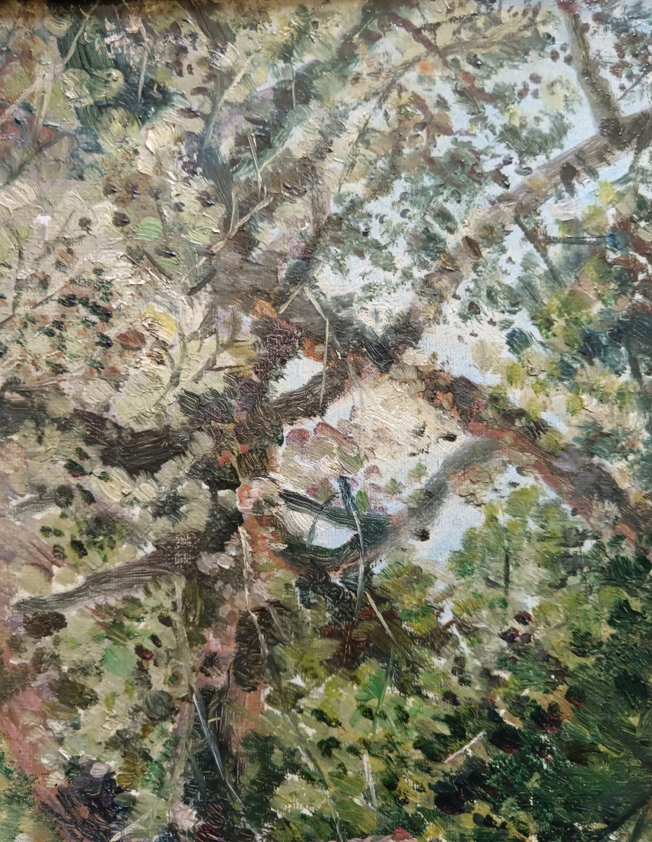 Neo-impressionist School "souvenirs Du Hameau De La Reine"-photo-5