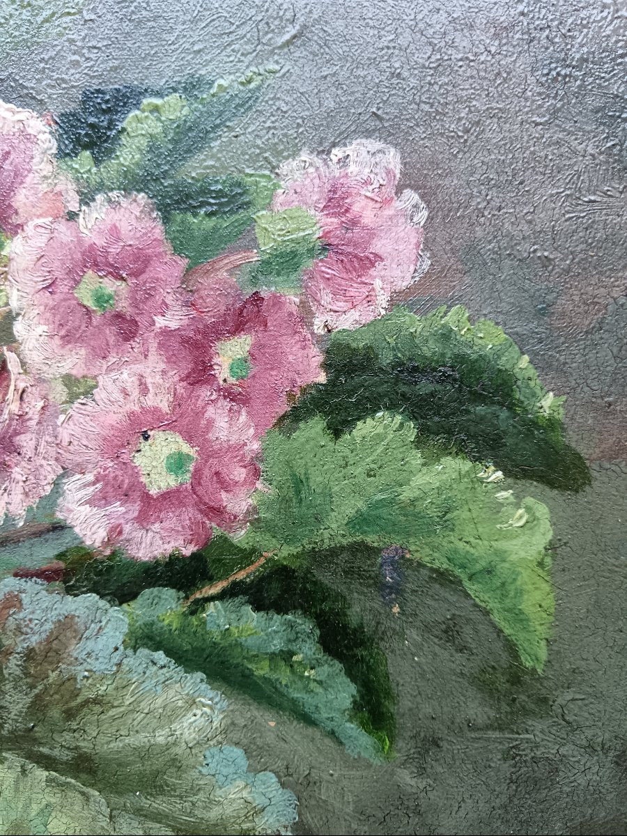 Ecole polonaise "Pot de primevères ou l'espoir du printemps"-photo-4