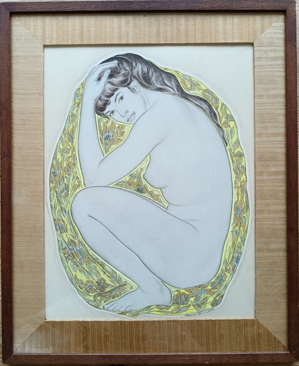 Génia Minache "Belle, lovée dans son cocon"