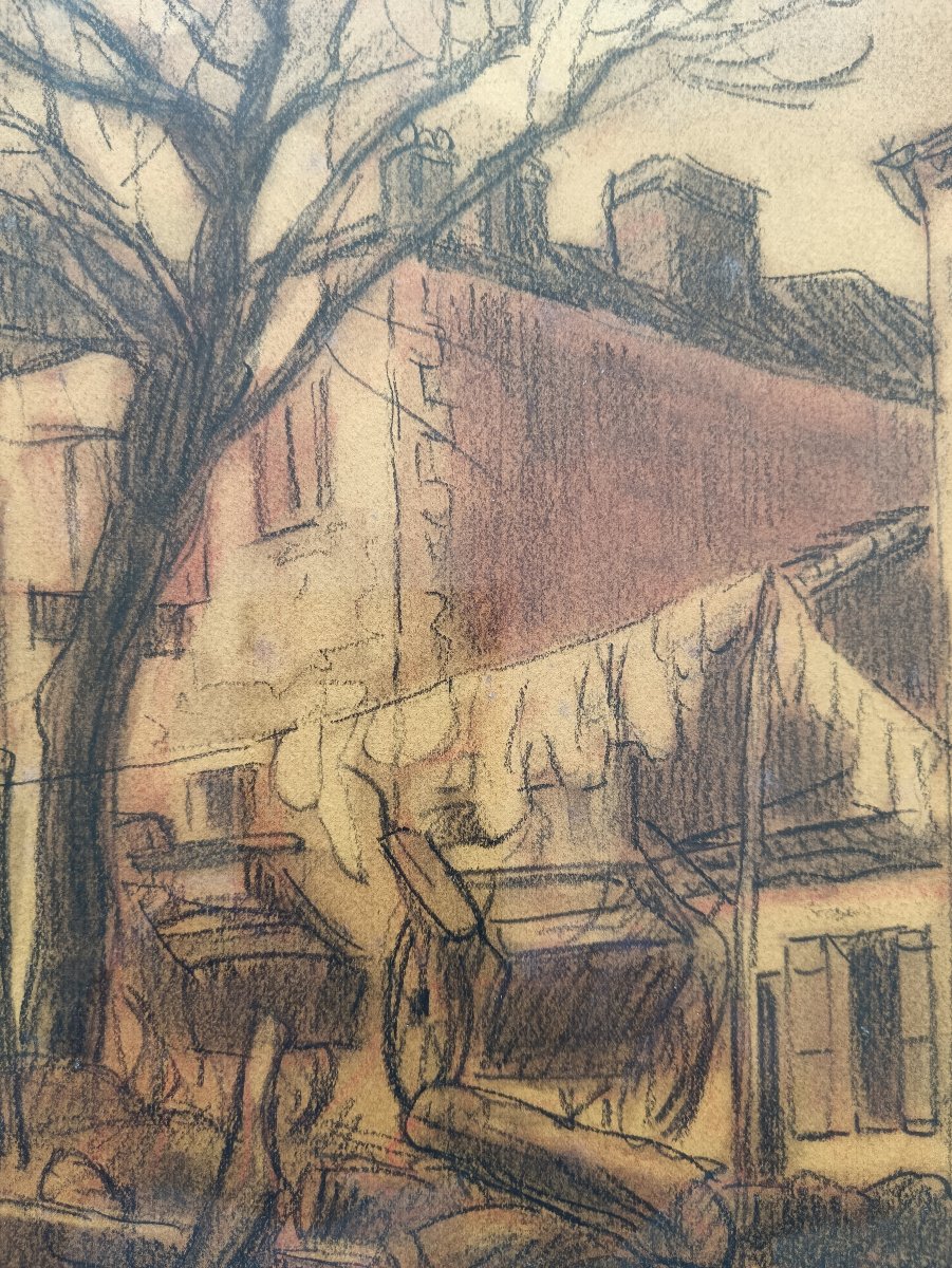 Charles Naillod ou l'art de l'exode "Lectoure, les faubourgs"-photo-3