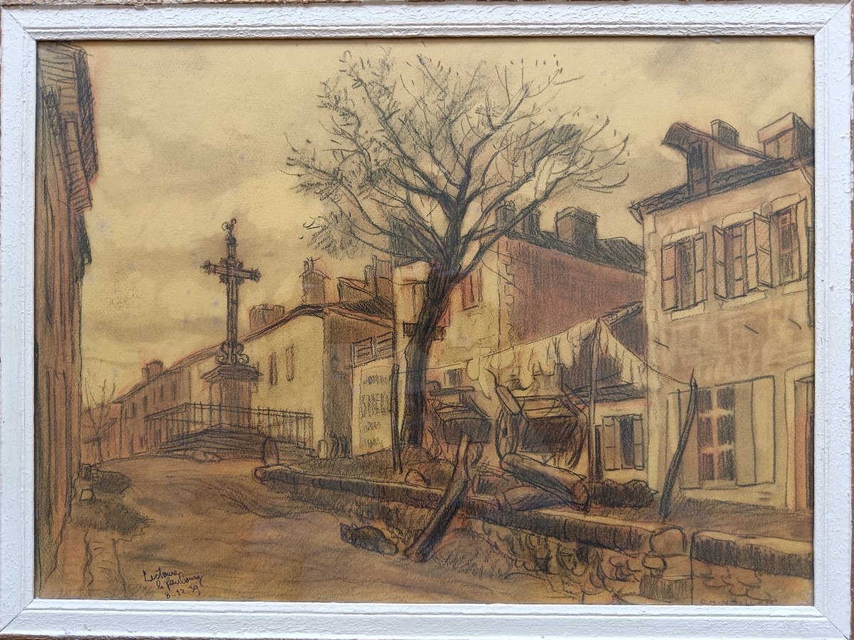 Charles Naillod ou l'art de l'exode "Lectoure, les faubourgs"