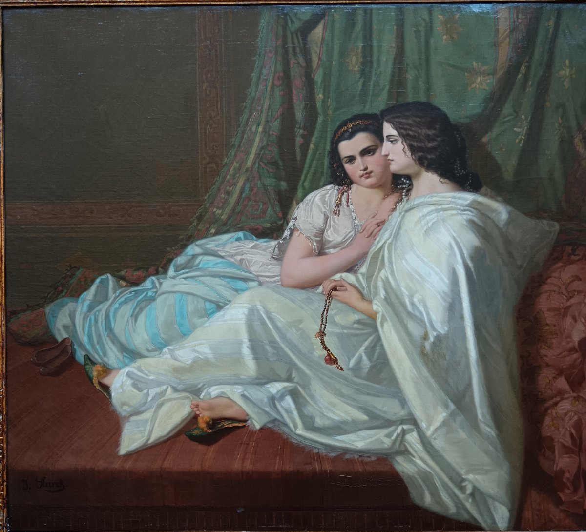 Orientalist School. Julius Starck, "boredom"-photo-2