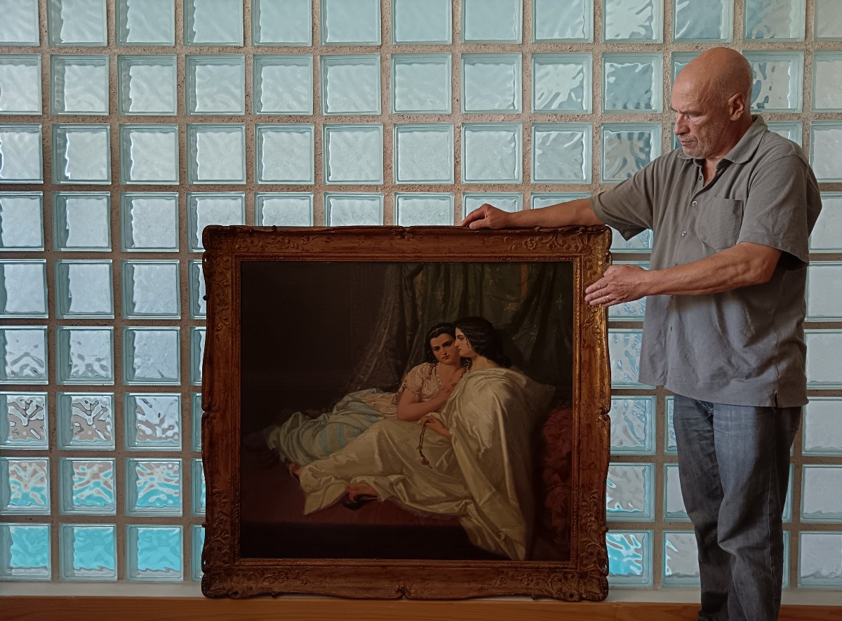 Orientalist School. Julius Starck, "boredom"-photo-5